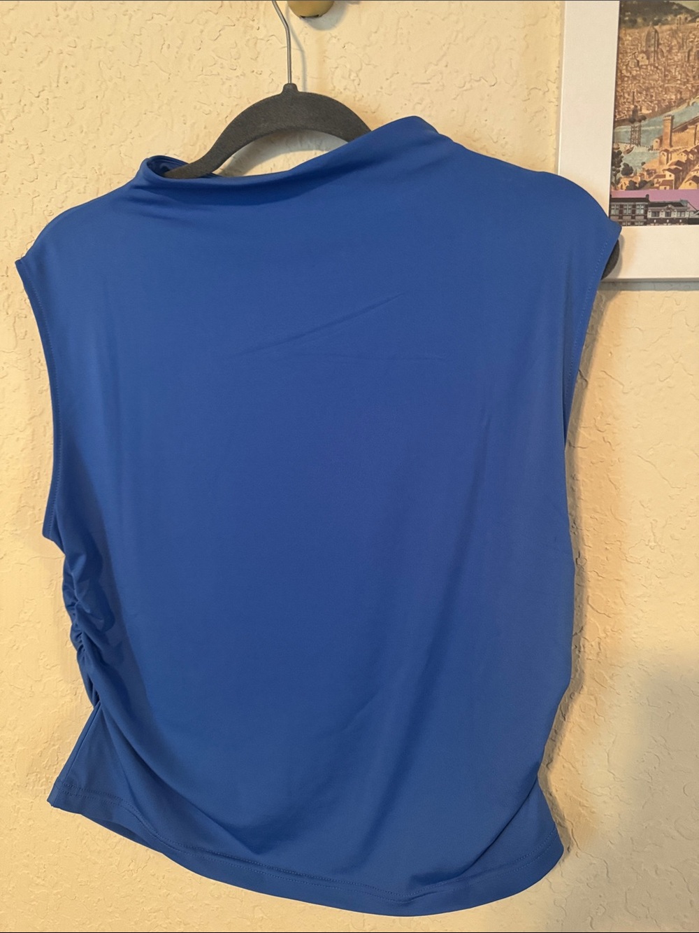 Blue Sleeveless Women’s Top